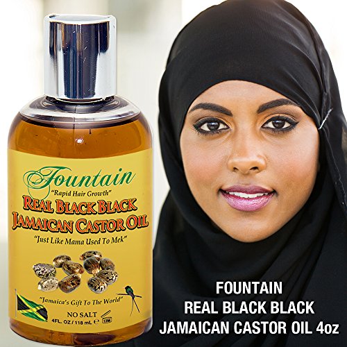 Fountain Real Black Black Jamaican Castor Oil 4 Ounce