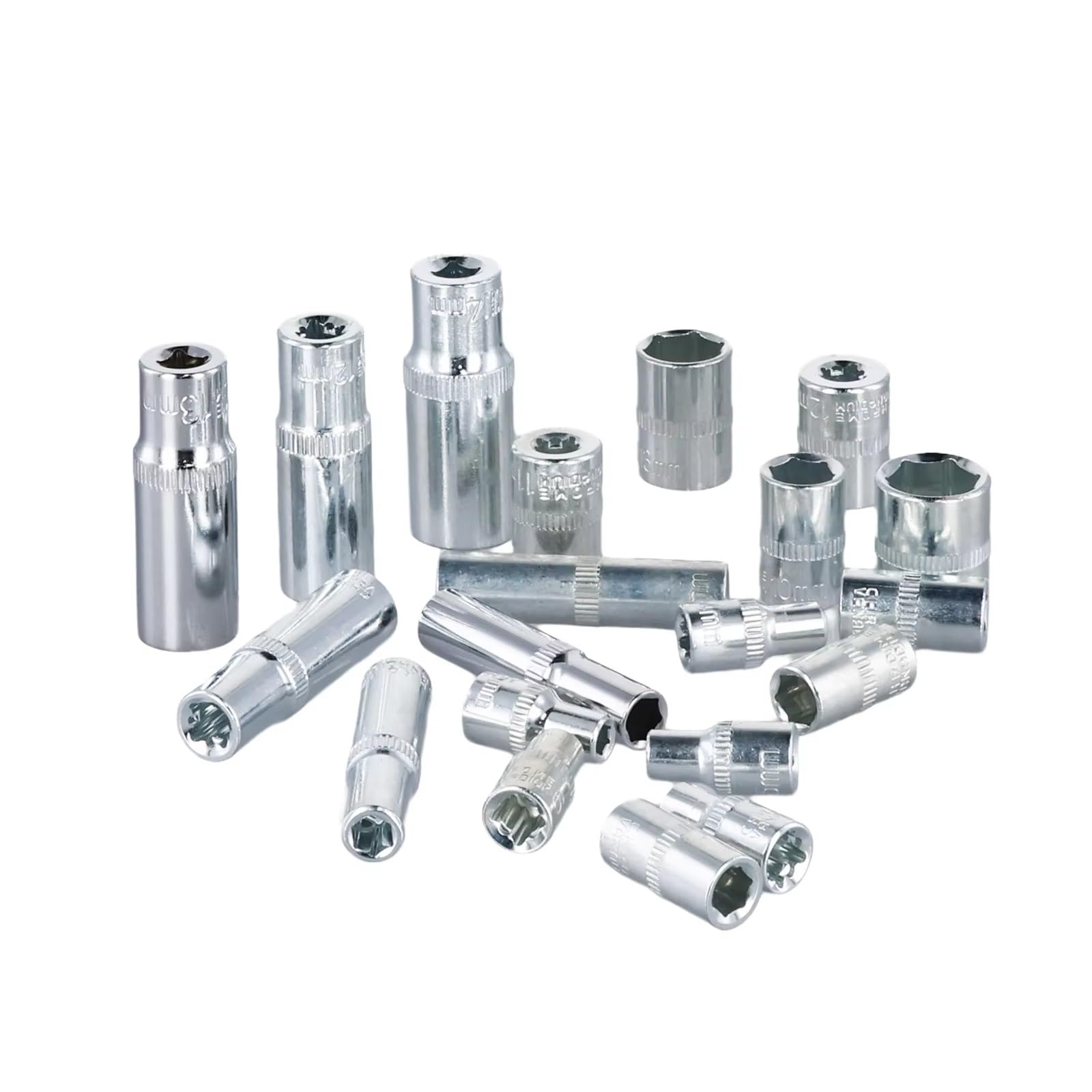 Set attrezzi da officina 53 Pz Chiave A Cricchetto Cassetta Degli Attrezzi 1/4 Pollici Drive Socket Set Strumento Riparazione Auto Kit Combinazione Strumento Riparazione Auto