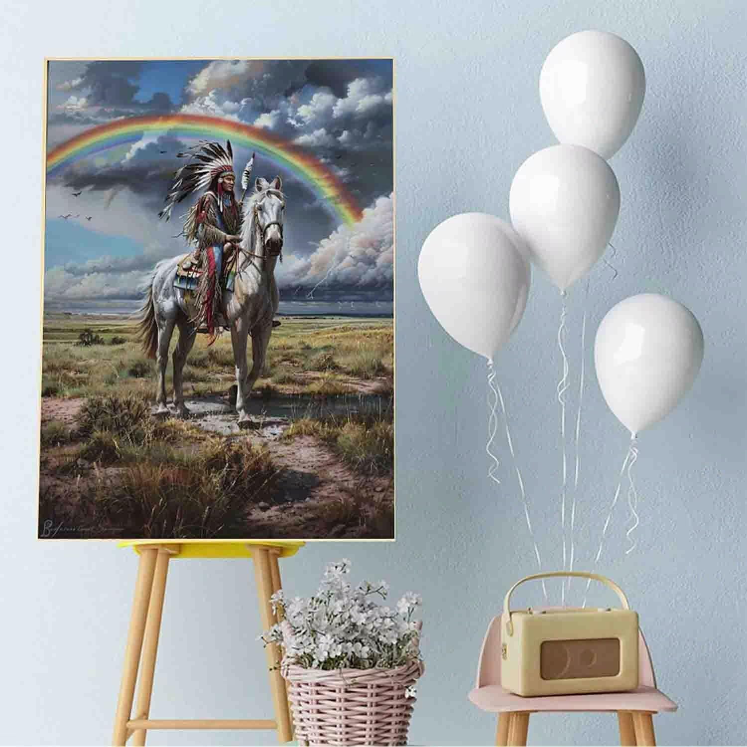 Męski zestaw do malowania diamentami, koń, sztuka diamentowa, DIY, 5D, okrągłe, pełne wiercenie, zestawy artystyczne, dla dorosłych, początkujących, kryształy, haft krzyżykowy, obraz do dekoracji