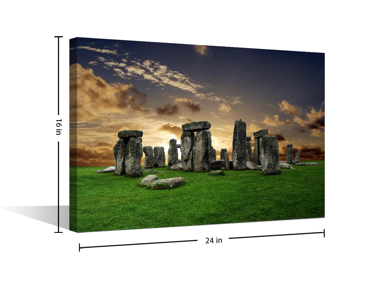 1 Pieces Landscape Wall Art Stonehenge - Image 2