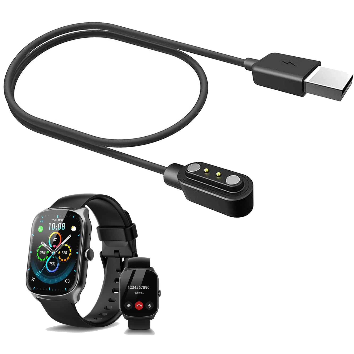 SNHVXLFW Cable USB Compatible Pour Smartwatch STECEi Montre