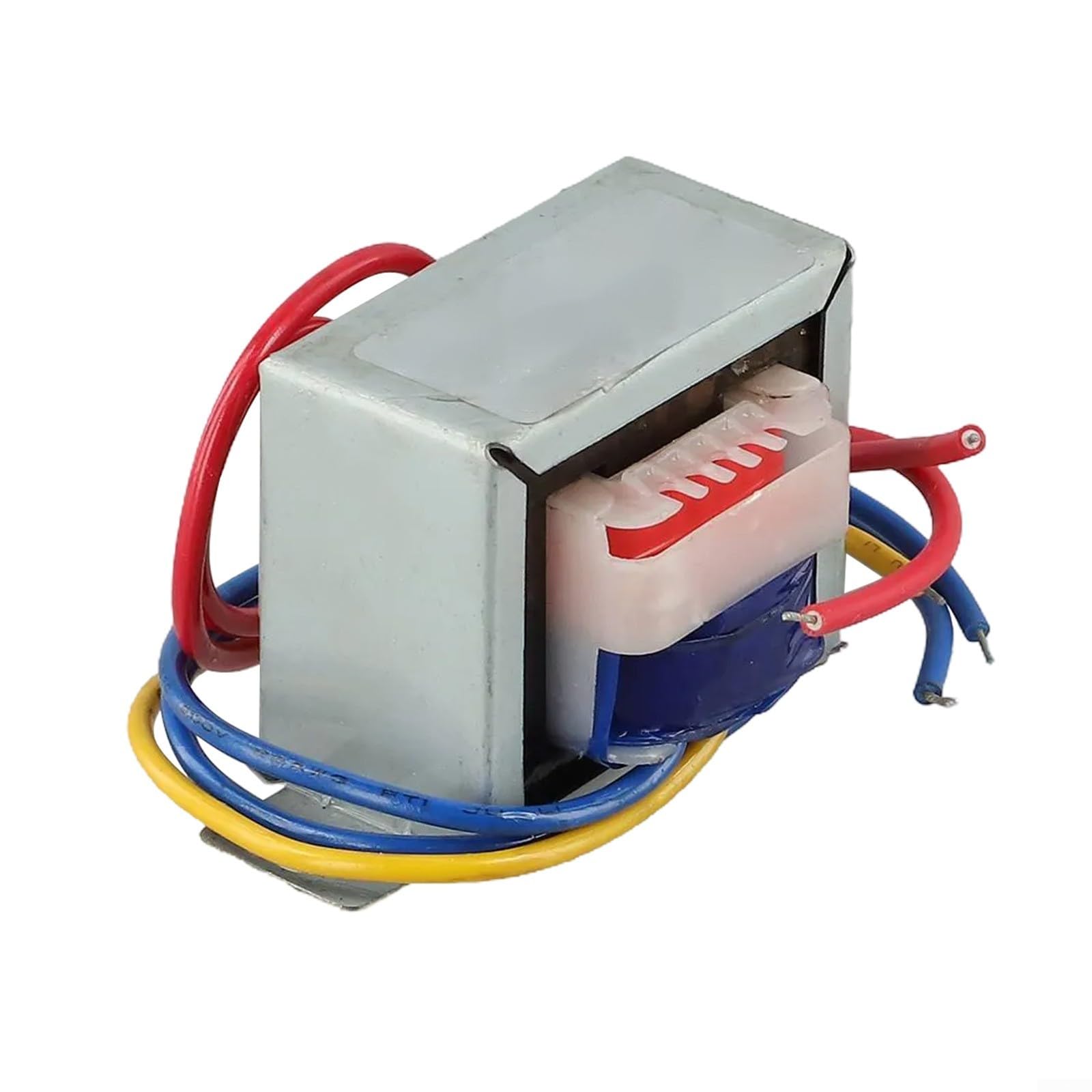 Momfin EI48 Power Transformer 10W AC 220V To 6V 9V Output, Copper Coil Step Down Converter For Industrial Electrical Equipment, Silver(Single output 6V)