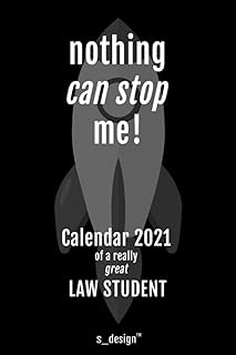 Calendar 2021 for Law Students / Law Student: Weekly Planner / Diary / Journal for the whole year. Space for Notes, Journal Writing, Event Planning, Quotes & Memories
