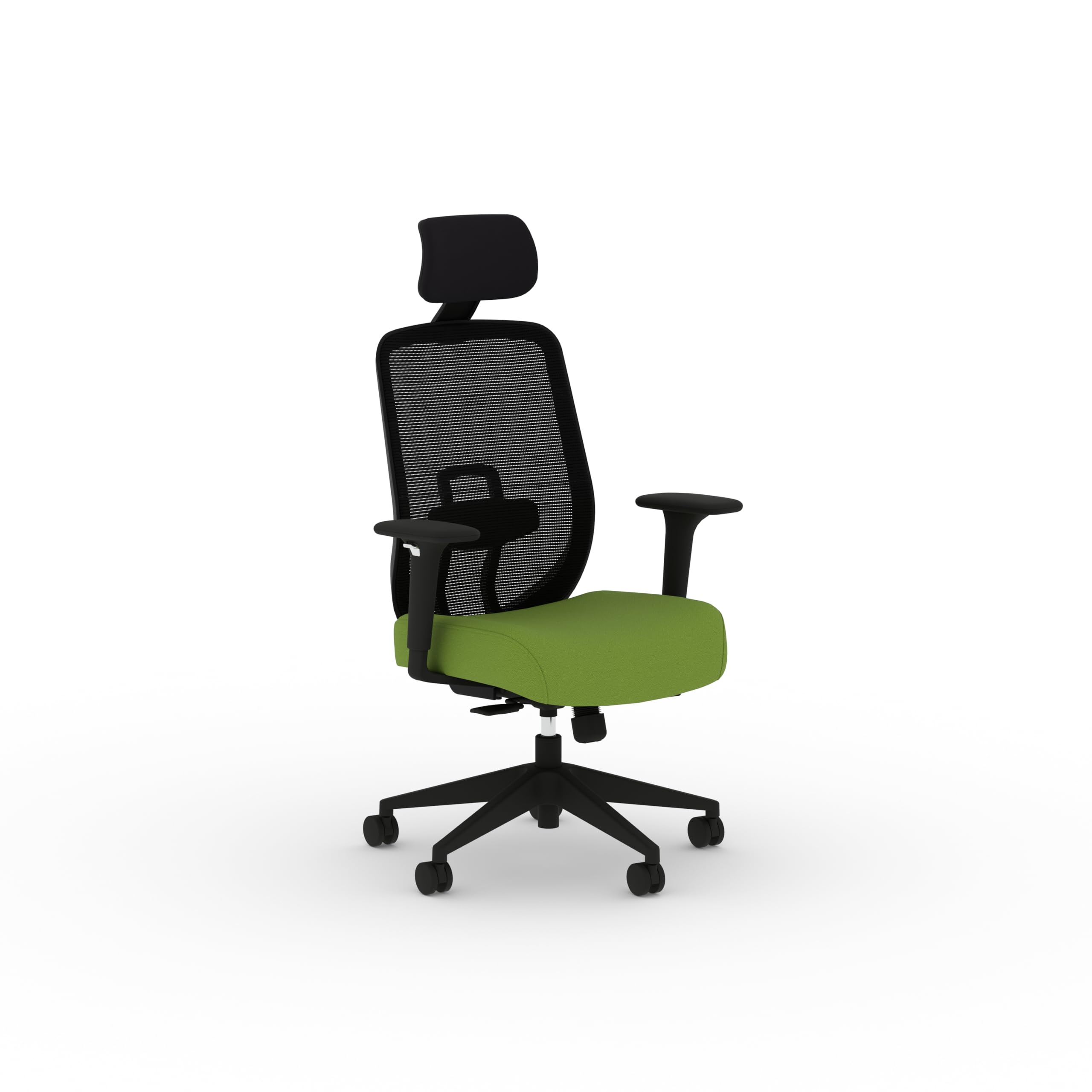 HONAltern Ergonomic Office Chair with Headrest, Arms, Wheels, Foam Cushion  Seat, Mid Back Home Office Desk Chair Comfy, Height Adjustable Arms