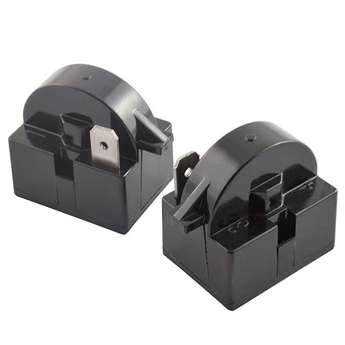 Partstock 2PCS QP2-4R7 4.7 Ohm Refrigerador PTC Starter Relé 1 Pin Nevera Piezas Compresor Starter
