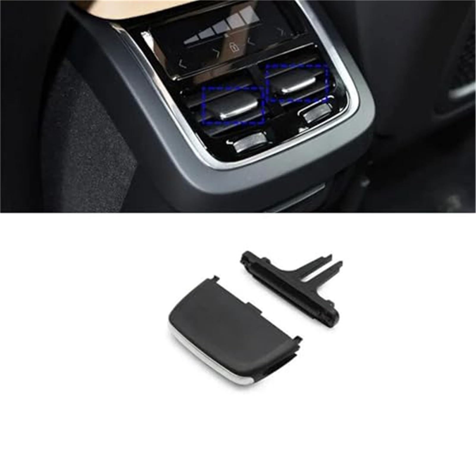 Wylot klimatyzacji, dla VOLVO, XC90 V90 S90 2015-2024 Zestaw