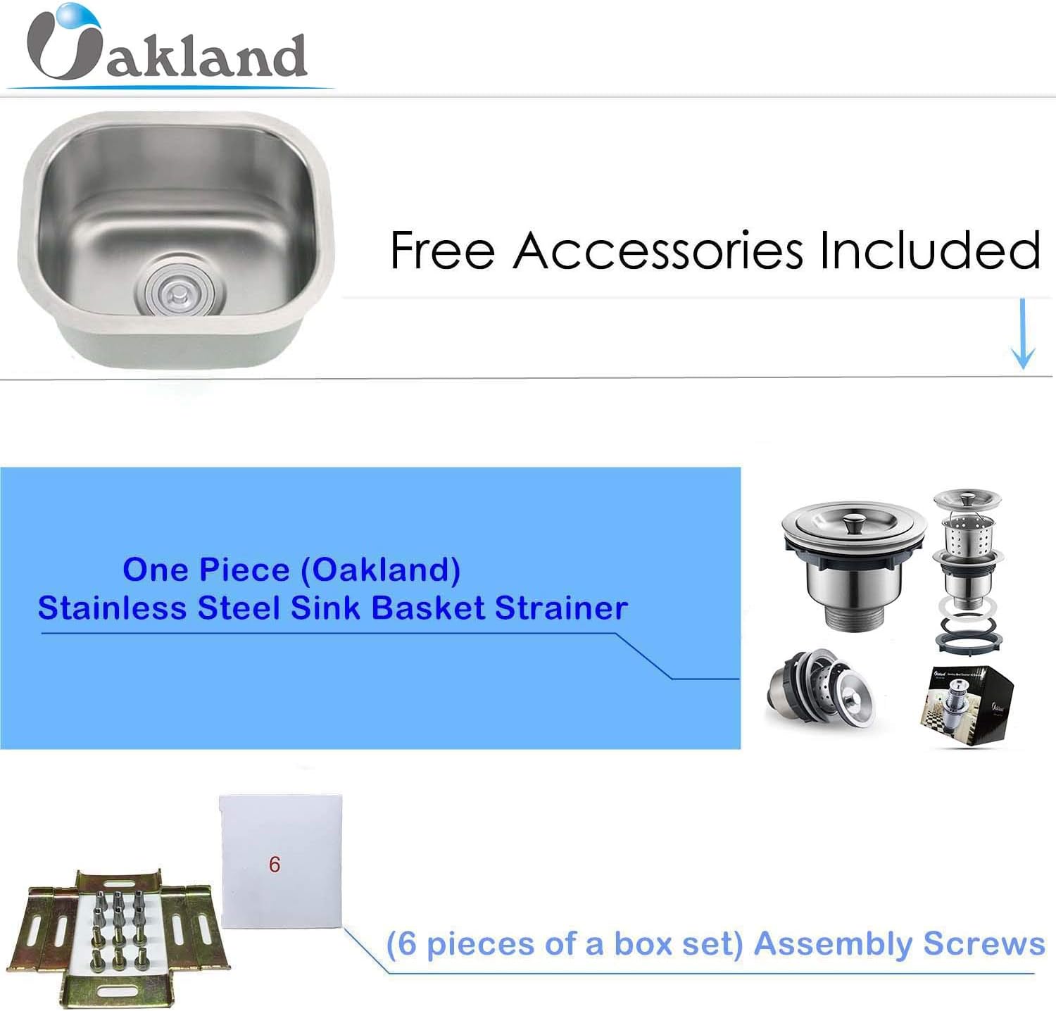 Exclusive Special 15X13 Undermount Single Bowl 304-Stainless Steel Small Bar/Prep Sink 18Gauge Featured Product 15X13 Undermount Single Bowl 304-Stainless Steel Small Bar/Prep Sink 18Gauge