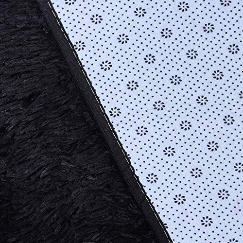 image for YOH Modern Soft Shaggy Fur Area Rug Fluffy Bedroom Rugs, Non-Slip Indo
