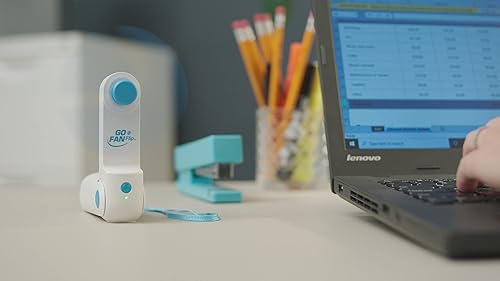 Miniatura 8 de Spark Innovators Go Fan Flip - Ventilador recargable de 3 velocidades y banco de energía en uno. Potente ventilador cabe en la palma de tu mano.