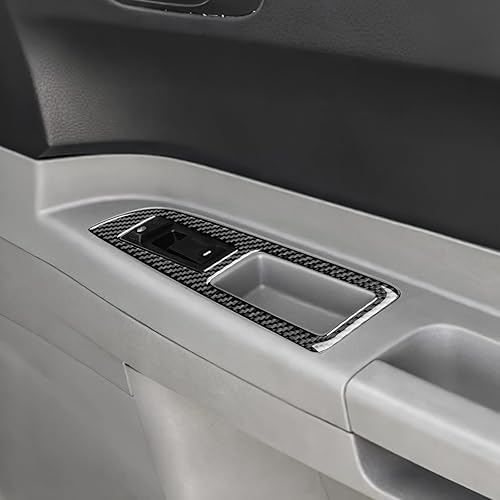 FXETRNL Real Carbon Fiber Window Switch Panel Trim Covers - for Chrysler 300 300