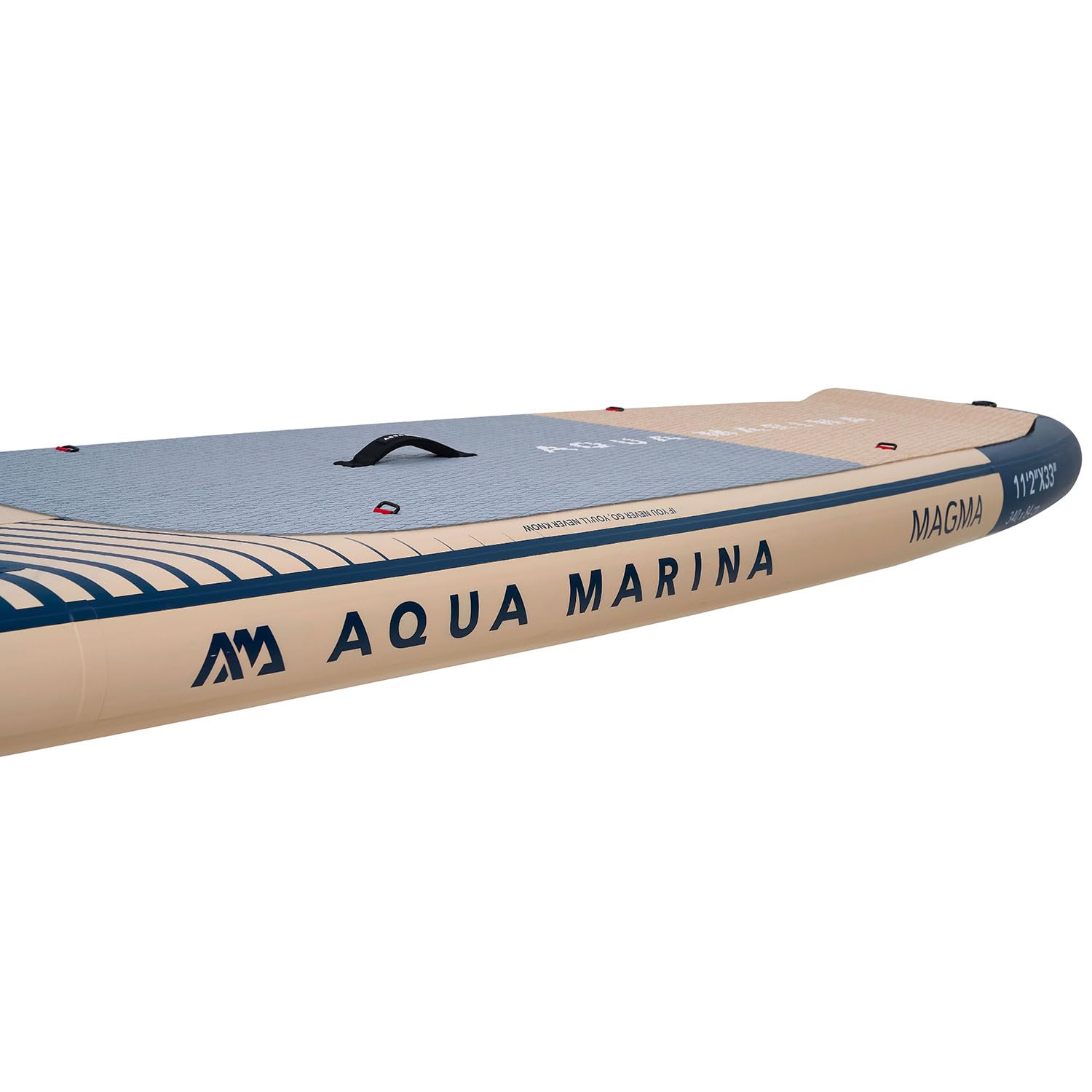 Aqua Marina Magma 11'2" – Aufblasbares SUP Board Allround für Anfänger – Stand Up Paddle Board Komplettset – Limited Edition Beige