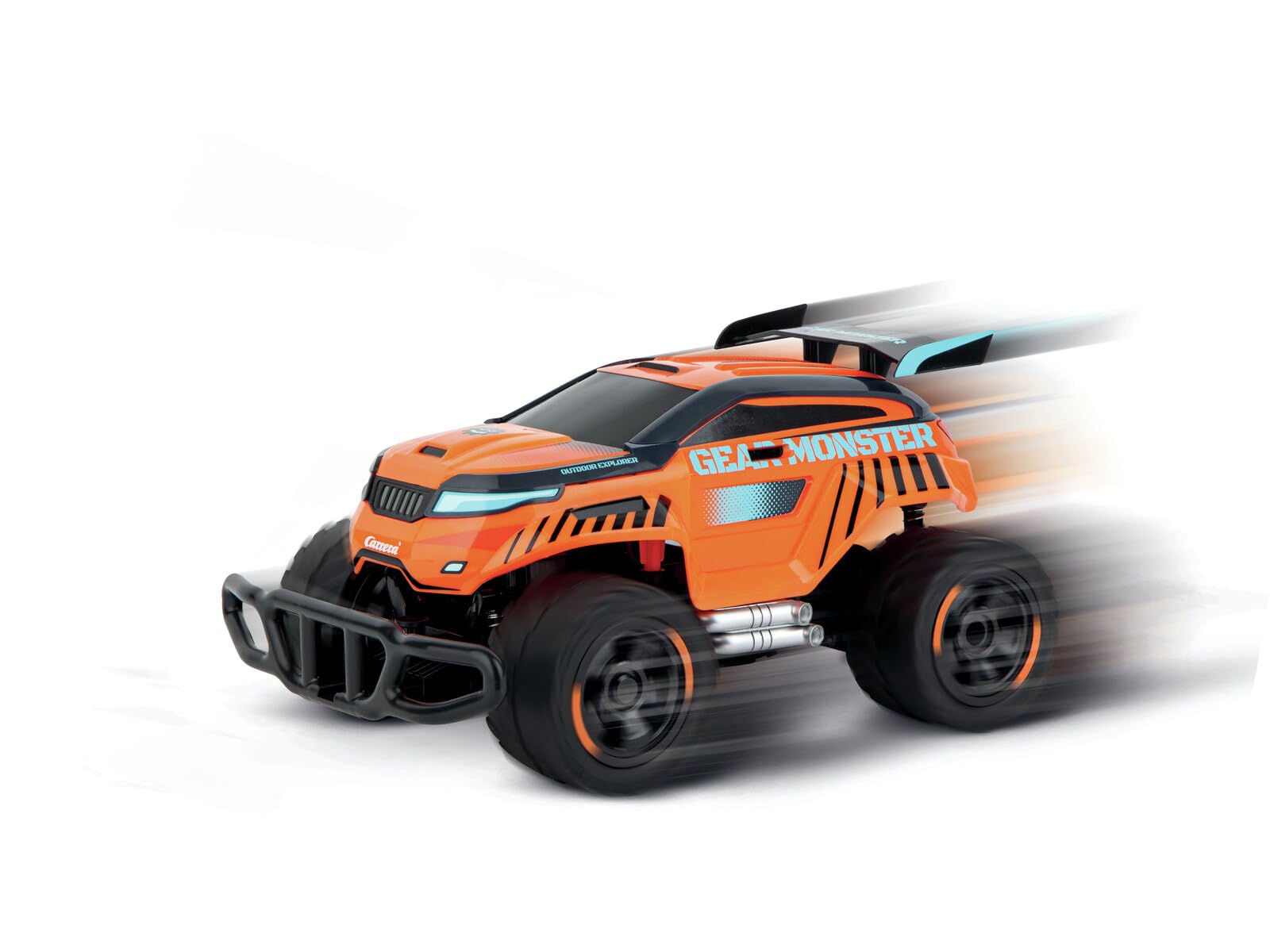 Carrera RC Gear Monster 3.0 – Offroader, Top-Speed bis 12 km/h, USB-C Akku und Full Function Steuerung – Perfekt für spannende Outdoor-Abenteuer auf unwegsamem Gelände und spektakuläre Manöver