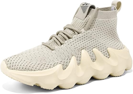 Mens Blade Sneakers Running Shoes Mesh Breathable High Top Lightweight Walking Casual Shoes