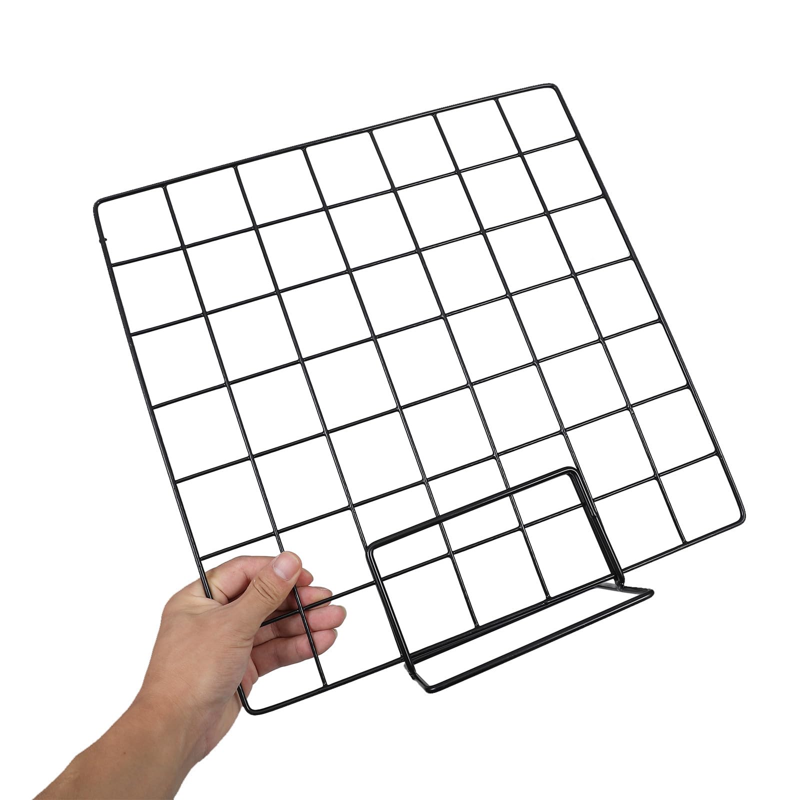 NUOBESTY Pannello Espositivo a Ferro Nero, 5 Pezzi, Moderno e Leggero, Ampio Spazio per Decorazioni e Accessori, per Eventi e Mercatini