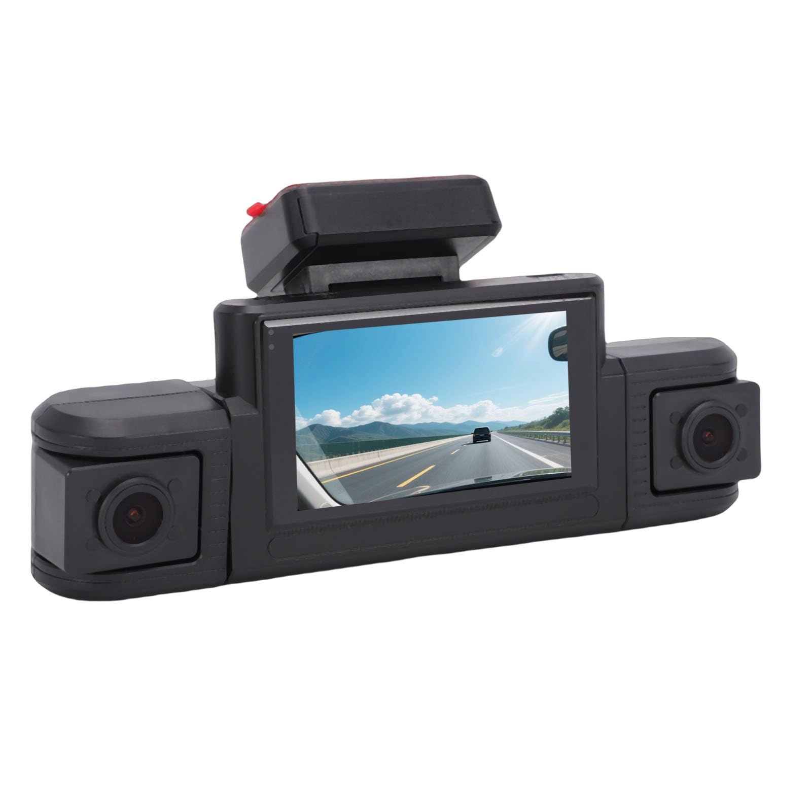 Cuifati 4-kanałowa Kamera Samochodowa z Widokiem 360°, Przednia i Tylna Kamera Samochodowa 1080P, Sterowanie z Aplikacji, WiFi 5G/2,4G, Czujnik G, Nagrywanie w Pętli, do 128 GB
