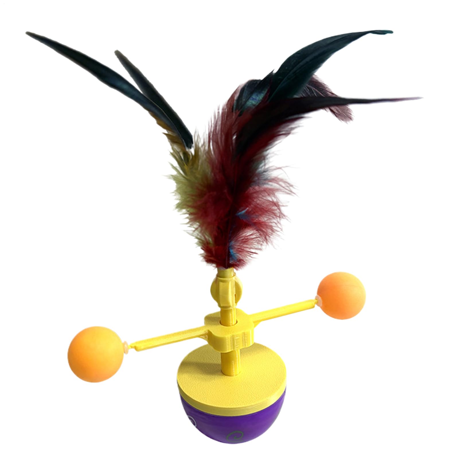 Giochi per Gatti Divertenti Interattivo Esercizio Antinoia E Arricchimento | Giocattoli Stimolanti per Gatti Piste Rotanti E Palla Automatica Rotolante Con Sensore Di Movimento Da