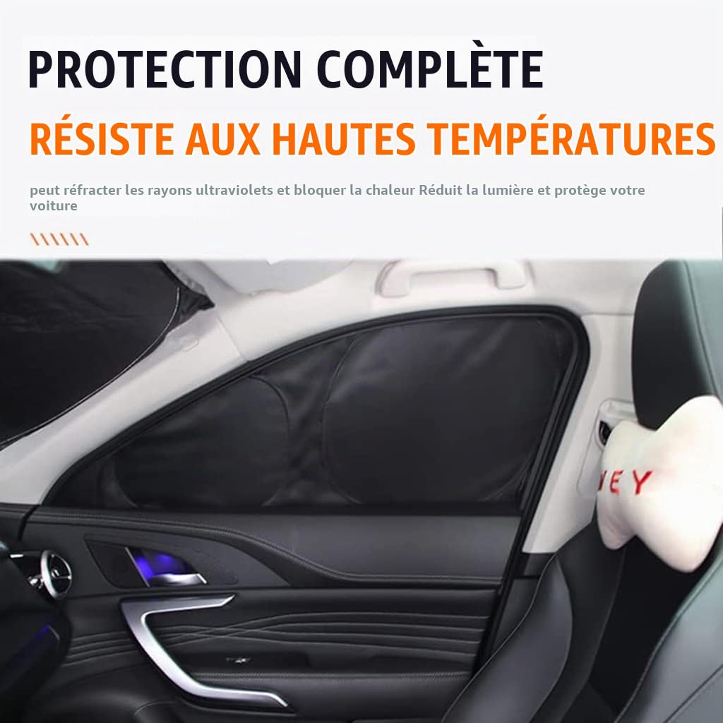 Pare-Soleil Voiture pour Audi A6 C7 2013-2023,fenêtre latérales Solaire Rideau Anti-UV Rayons Ombrage Stores Thermo-Isolante Protégez Accessories,8pcs-wholecar