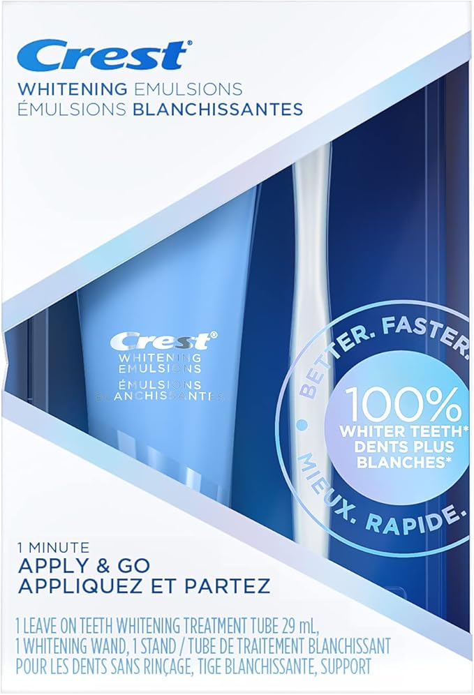 Crest Whitening Emulsions with Wand Applicator, LeaveOn Teeth