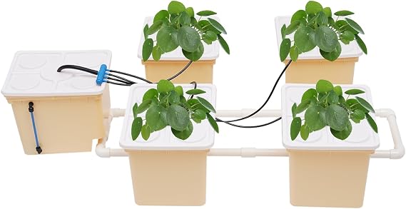 5 pan hydroponic growing system set 11l deep water culture (dwc) system/indoor vegetable planter hydroponic system for growing flowers and vegetables