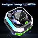 LIMESHOT Phone Cooler with AI Cooling Mode, RGB Lighting, Real-Time Temperature and Power Display, Strong Magnet and Clip Mount, Ultra-Quiet Fan (JS86) gallery image