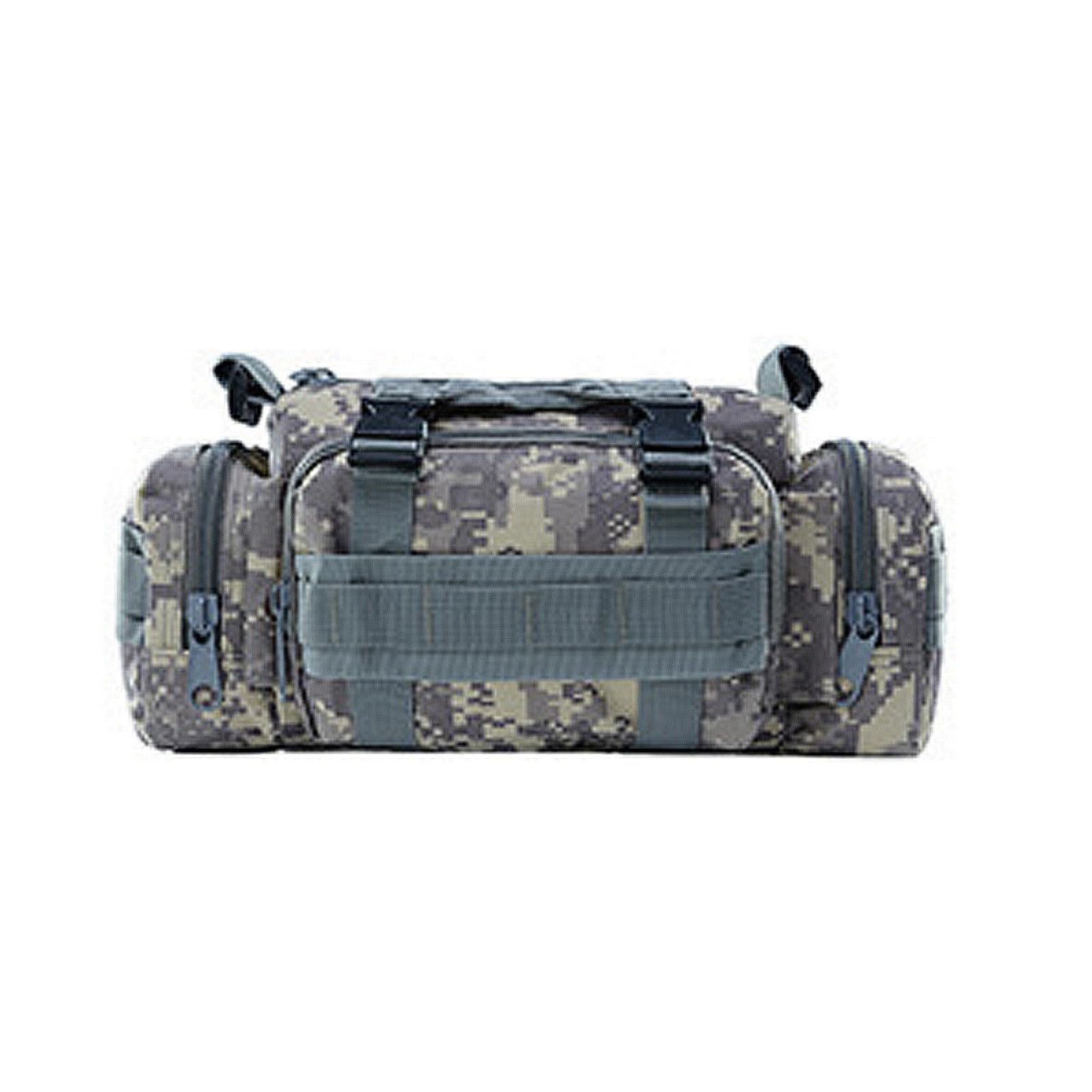 XANHOY Camping Multi-layer Waist Bag Waterproof Large Capacity Tackle Waist Bag Multifunctional Fishing Hold Waist Pack, Acu Color, 30x18x8cm