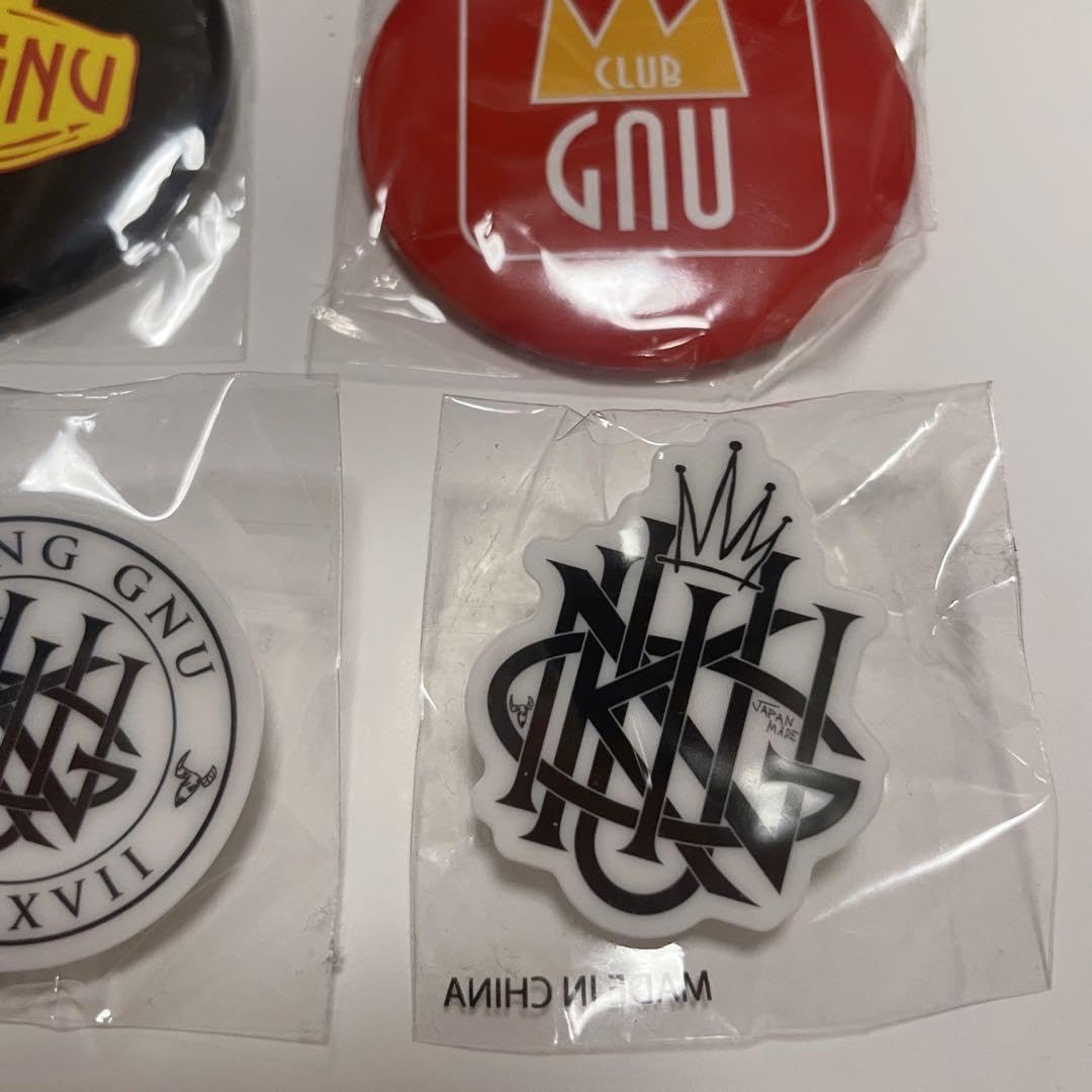 Amazon | KING GNU FC限定 ガチャ ピンズ5点セット | バッジ | おもちゃ