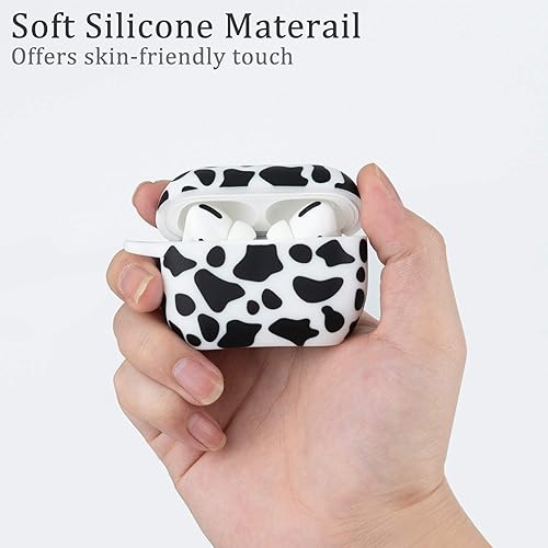 Miniatura 3 de Funda para Airpods Pro de silicona suave 2019, funda para YOMPLOW funda flexible para Apple AirPod Pro, funda de carga con bonito estampado floral,