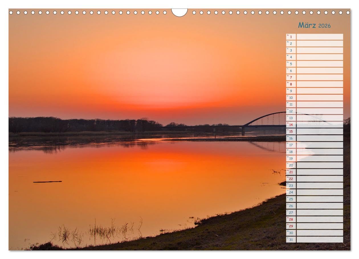 Zwischen Harz und Meer (Wandkalender 2026 DIN A3 quer), CALVENDO Monatskalender: So vielfältig ist Deutschlands Norden