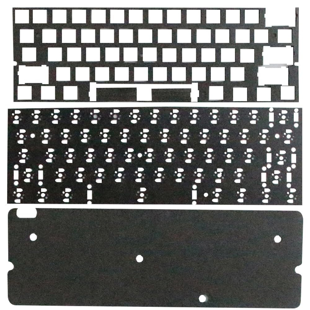 SZRKBDㅤ 61 ANSI Layout Poron Foam IXPE Pad Silence Foam 3 in 1