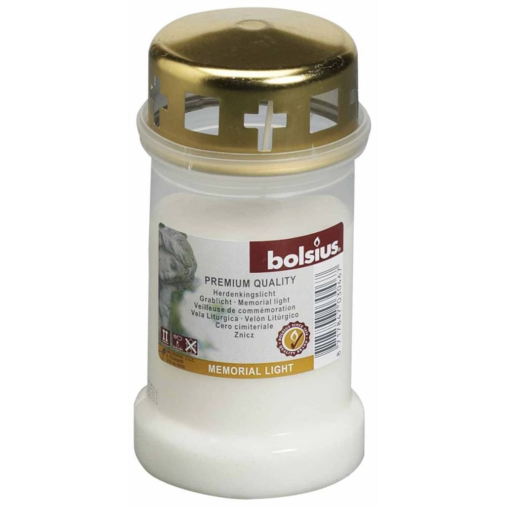Memorial Candle - Daylight White Burner NO3
