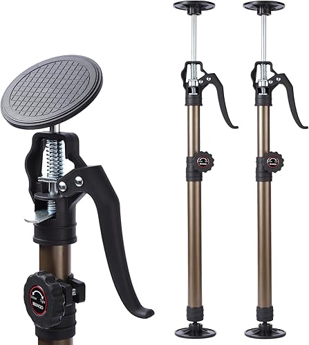 MANQO Gato de gabinete para instalar poste de soporte de gabinete Sistema de soporte de tercera mano, barra de soporte ajustable, se extiende de