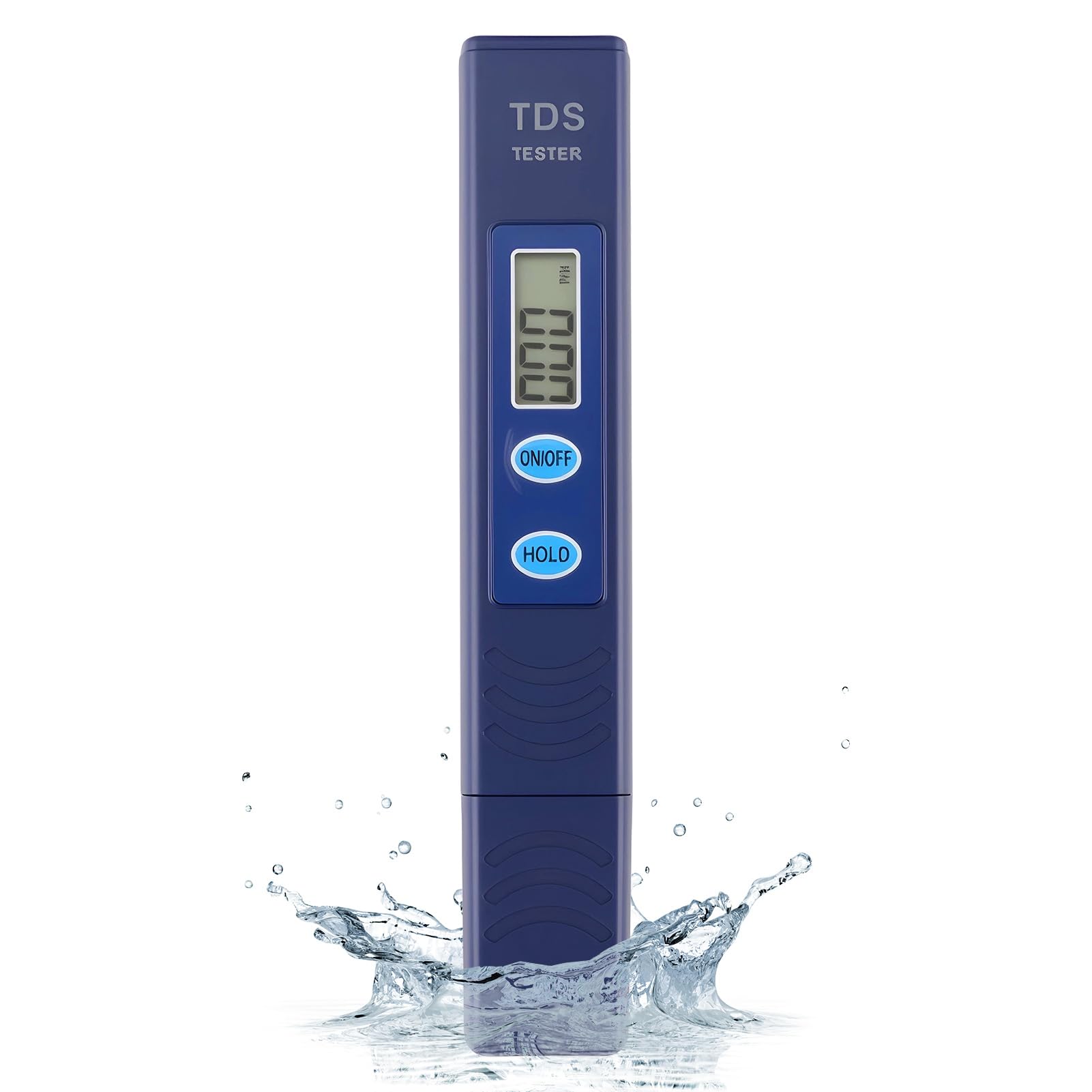 TDS Meter Digital Water Tester, 0-9990 ppm High-Precision Water Quality Tester with LCD Display, Portable Water Testing Kits for Drinking Water, Aquariums, Pools and RO Systems