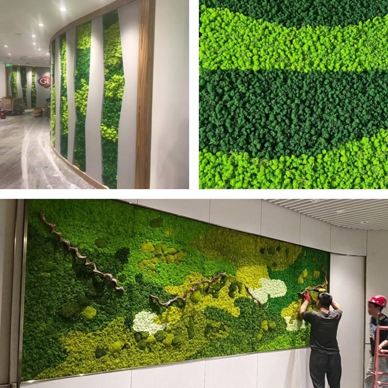 Plantes fausses fleurs et mousse pour décor maison et jardin - 4