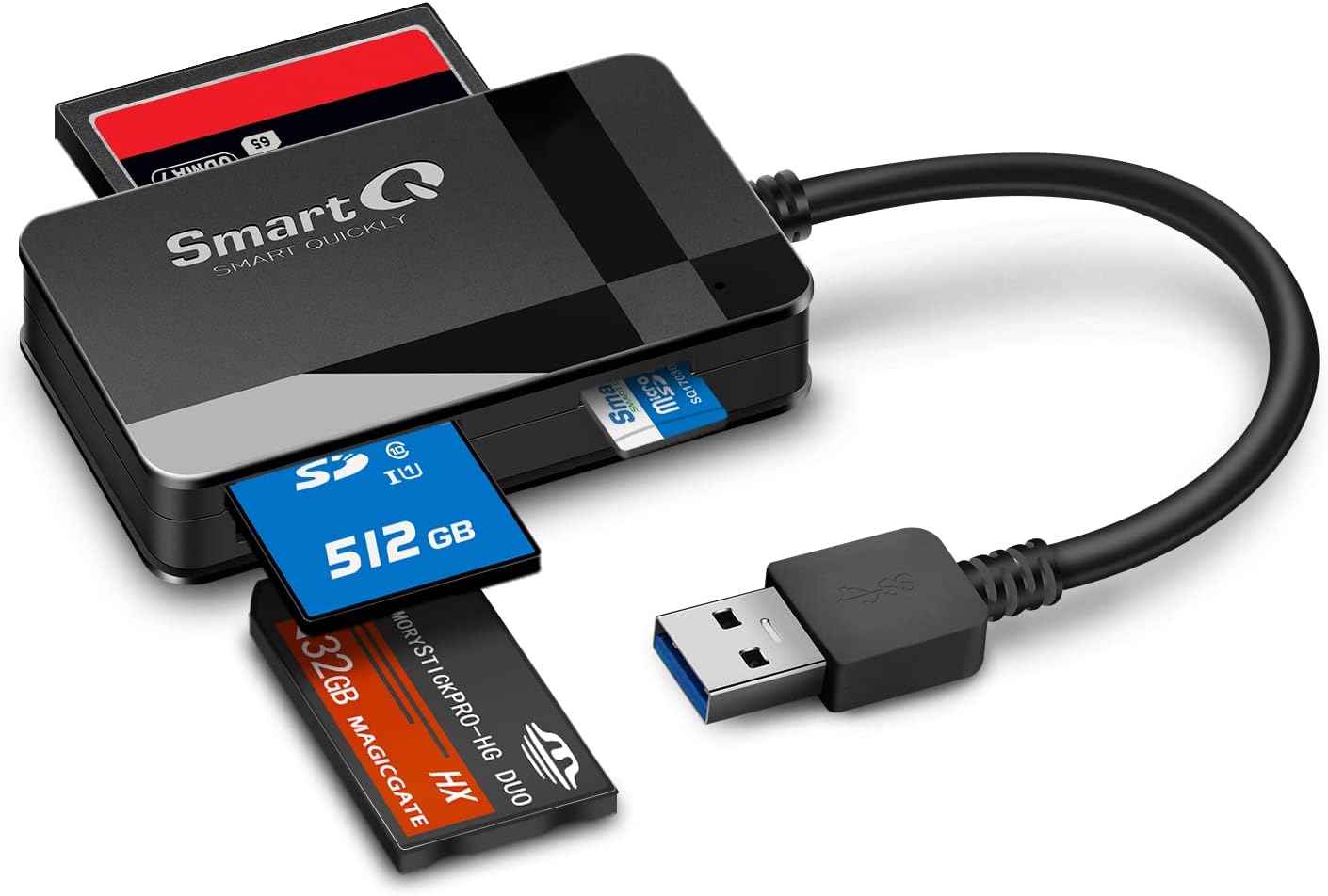 SmartQ C368 USB 3.0 Card Reader - Plug