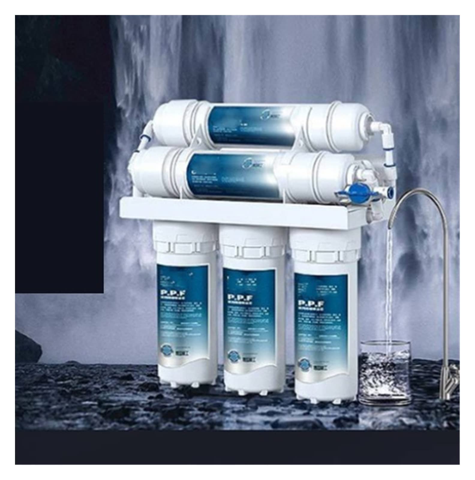 System filtrowania wody 3 + 2 5 etapów System filtrowania wody pitnej Oczyszczanie do kuchni domowej z zestawem wkładów filtracyjnych Tap Bezpieczne materiały(Water Purifier)