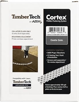 TimberTech Collated Cortex Replacement Plugs 400 Count Castle Gate