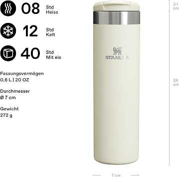 Stanley 1913 Aerolight Transit Thermal Mug 0.6 L Cream
