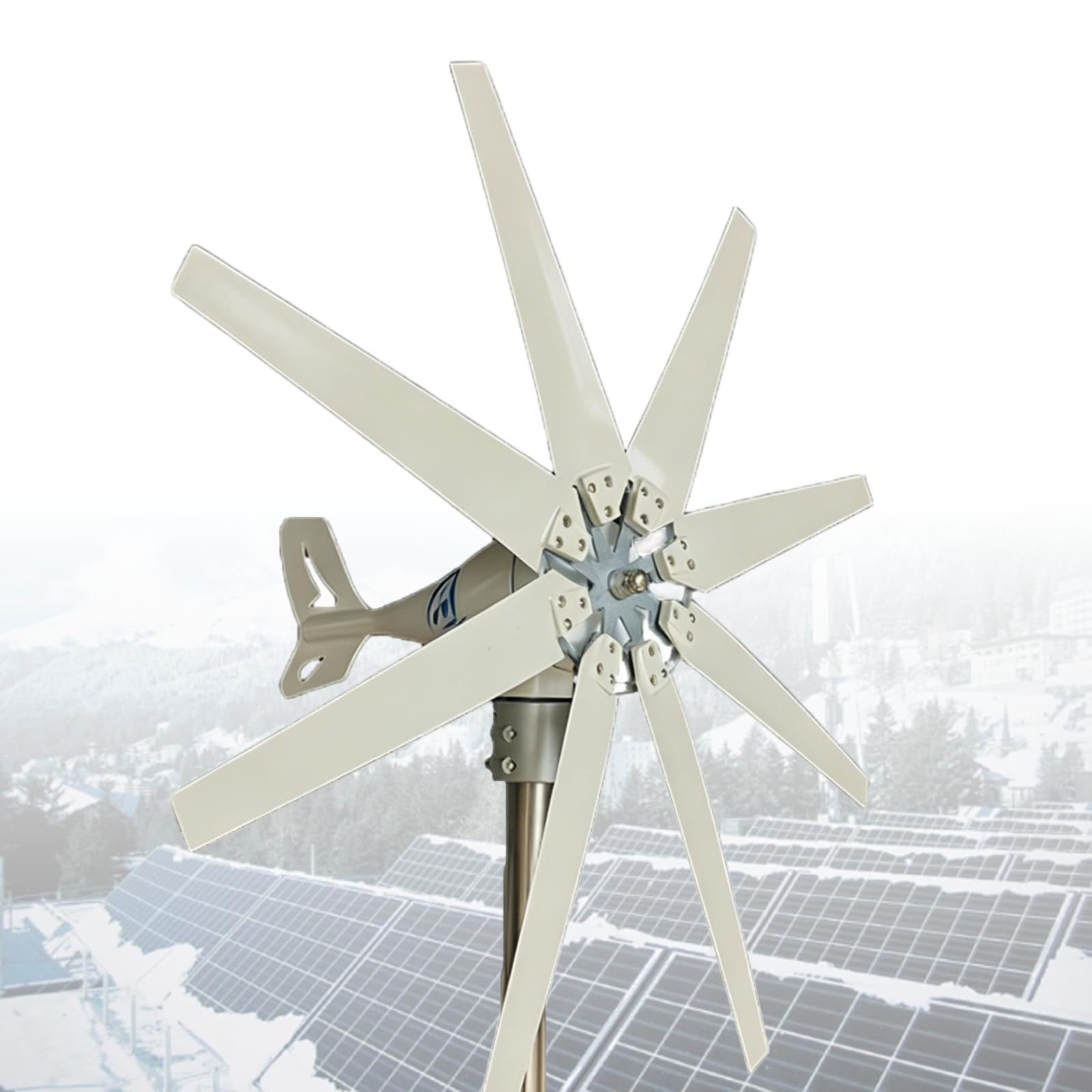 KUSOLE 14000W Wind Turbine Generator Kit - 8 Blades, Electromagnetic Generator, suitable for home, RV, and off-grid energy solutions 48V