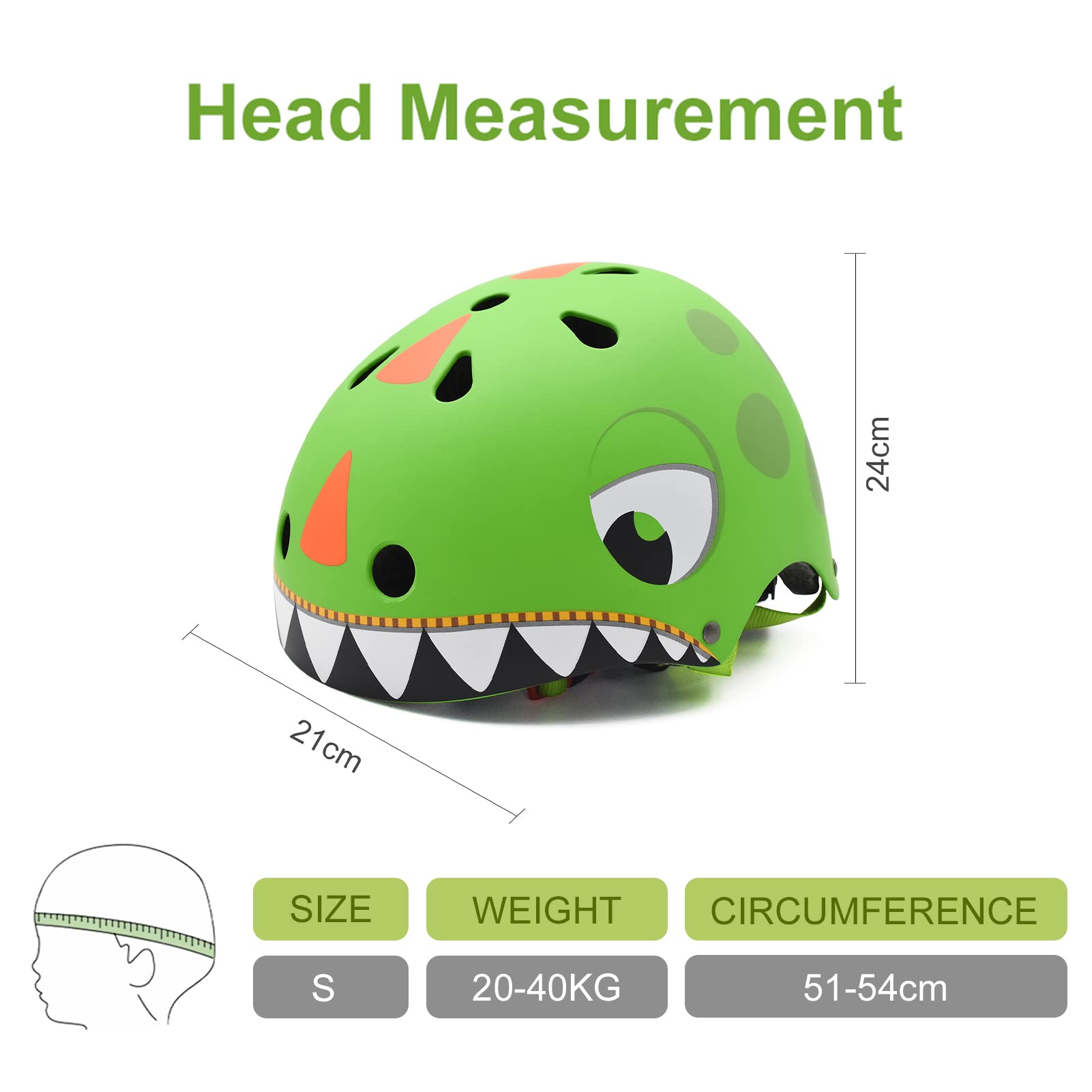 Kinderhelm 2 3 4 5 Jahr Jungen Mädchen | Kinder Fahrradhelm Skateboard Klettern Scooter Laufrad | Größe: 50-54 cm | Verstellbar Kinder Jugend Helm mit CE-Zertifizierung