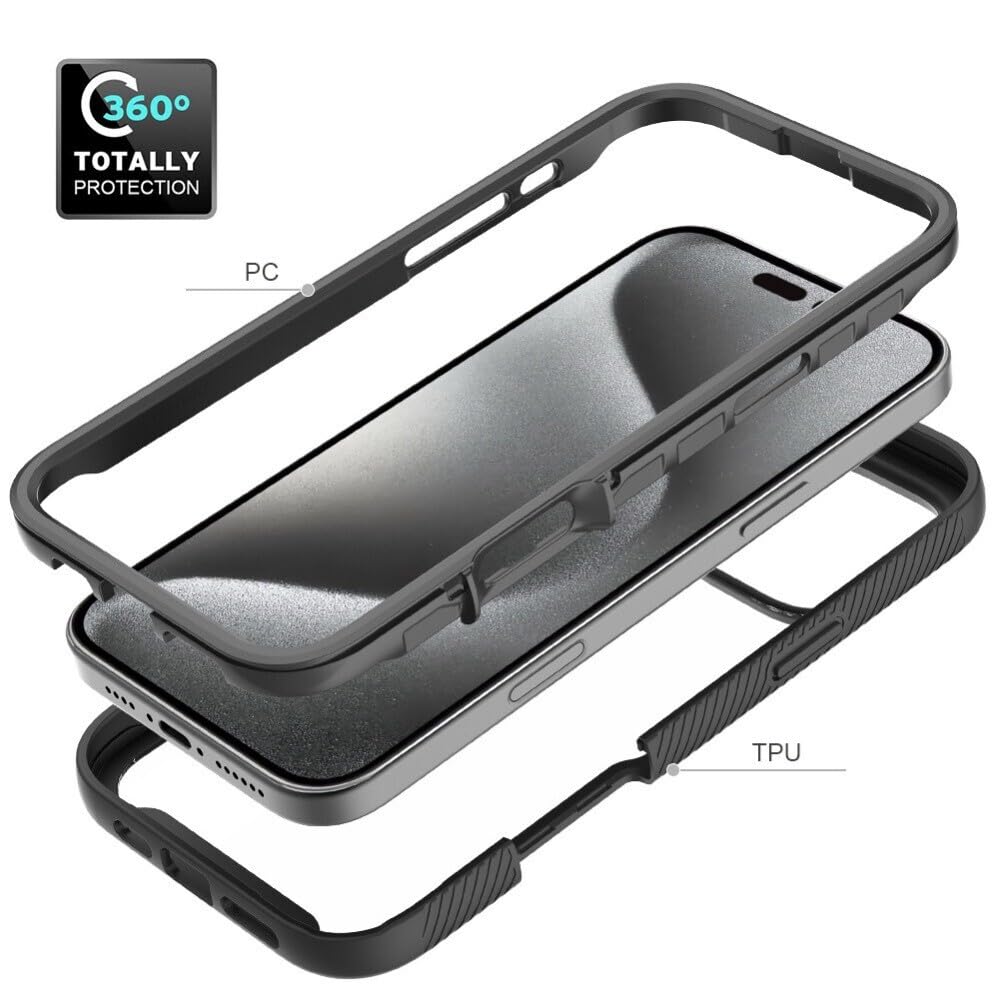 Coque rigide iPhone 12 Mini transparente évitant les rayures avec flip bleu
