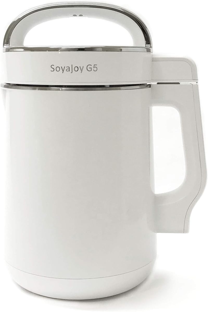 SoyaJoy G5 8in1 Milk Maker | Soy Milk, soaked or dry beans, Almond milk, quinoa milk, Nut Milk, Oat Milk, Cashew Milk | + Soups, Porridges, hot cocoa | Self-Cleaning | Raw Milk Program