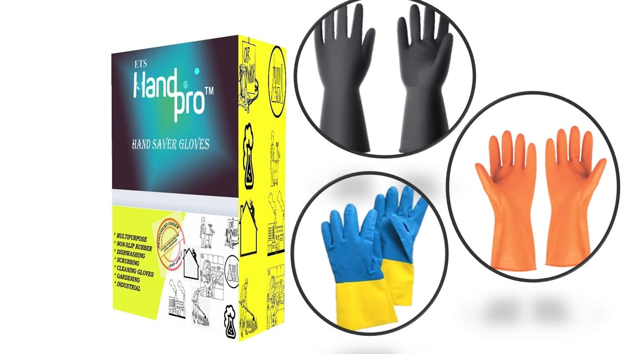 ETSHandPro Multi-Purpose Reusable, Dishwashing, Industrial, Chemical Handling Rubber hand gloves Color : Orange (1) (B0BG8TYVKX) Amazon Price History, Amazon Price Tracker