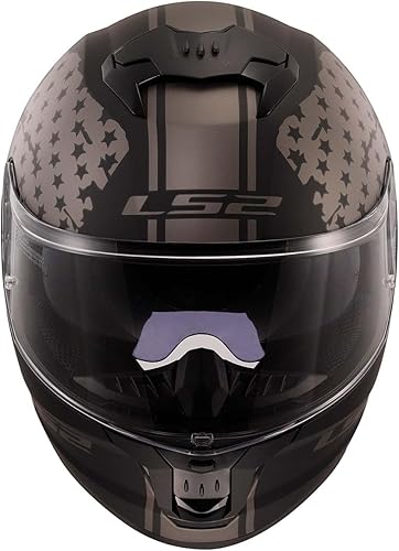 Miniatura 4 de LS2 Helmets Stream II - Casco integral para motocicleta con protector solar