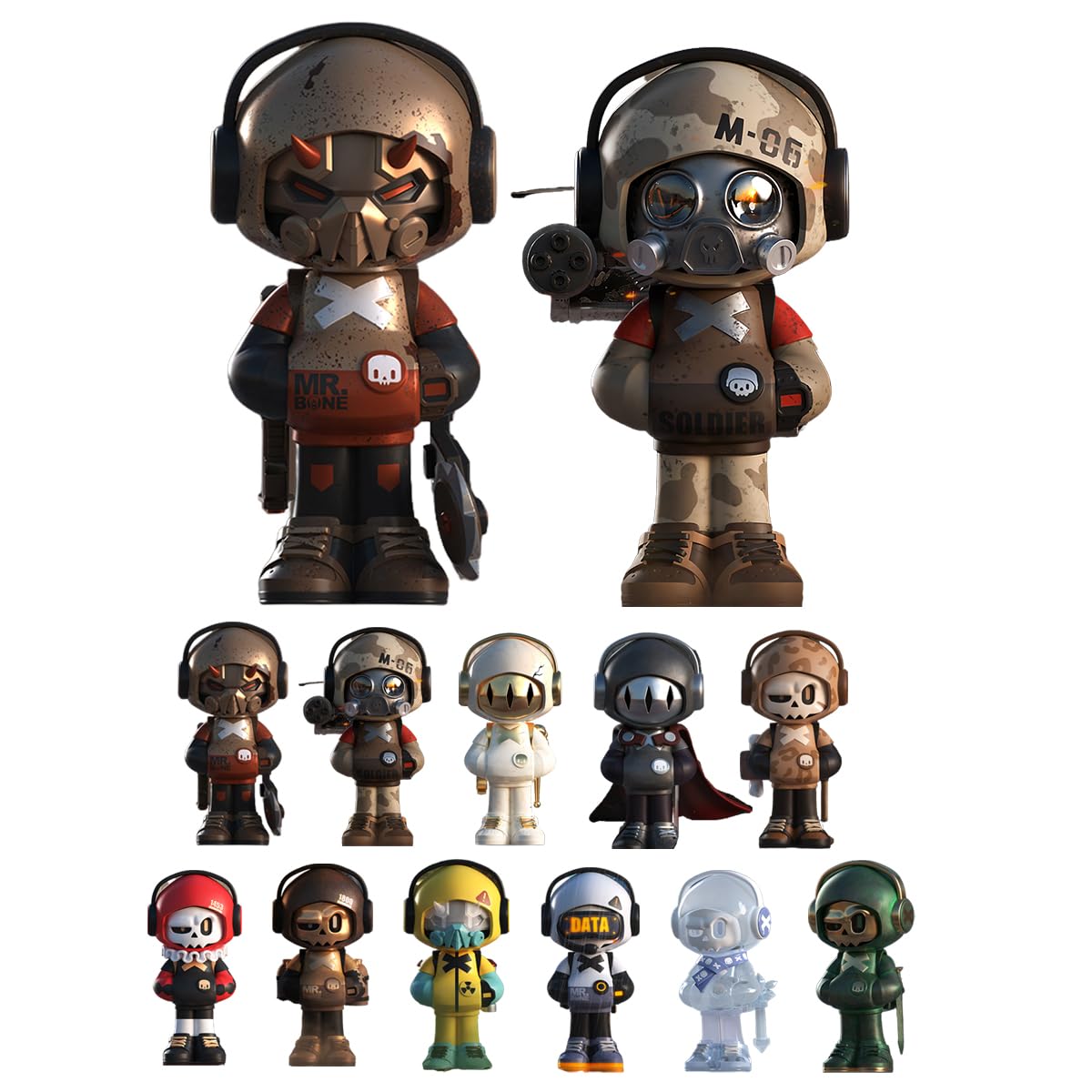 【激レア】MR.BONE ミニ タイムトラベラー シークレット(1/216)単品 送料無料】MR.BONE「ミニ（タイムトラベラー）」 9個入り1BOX ［マイ
