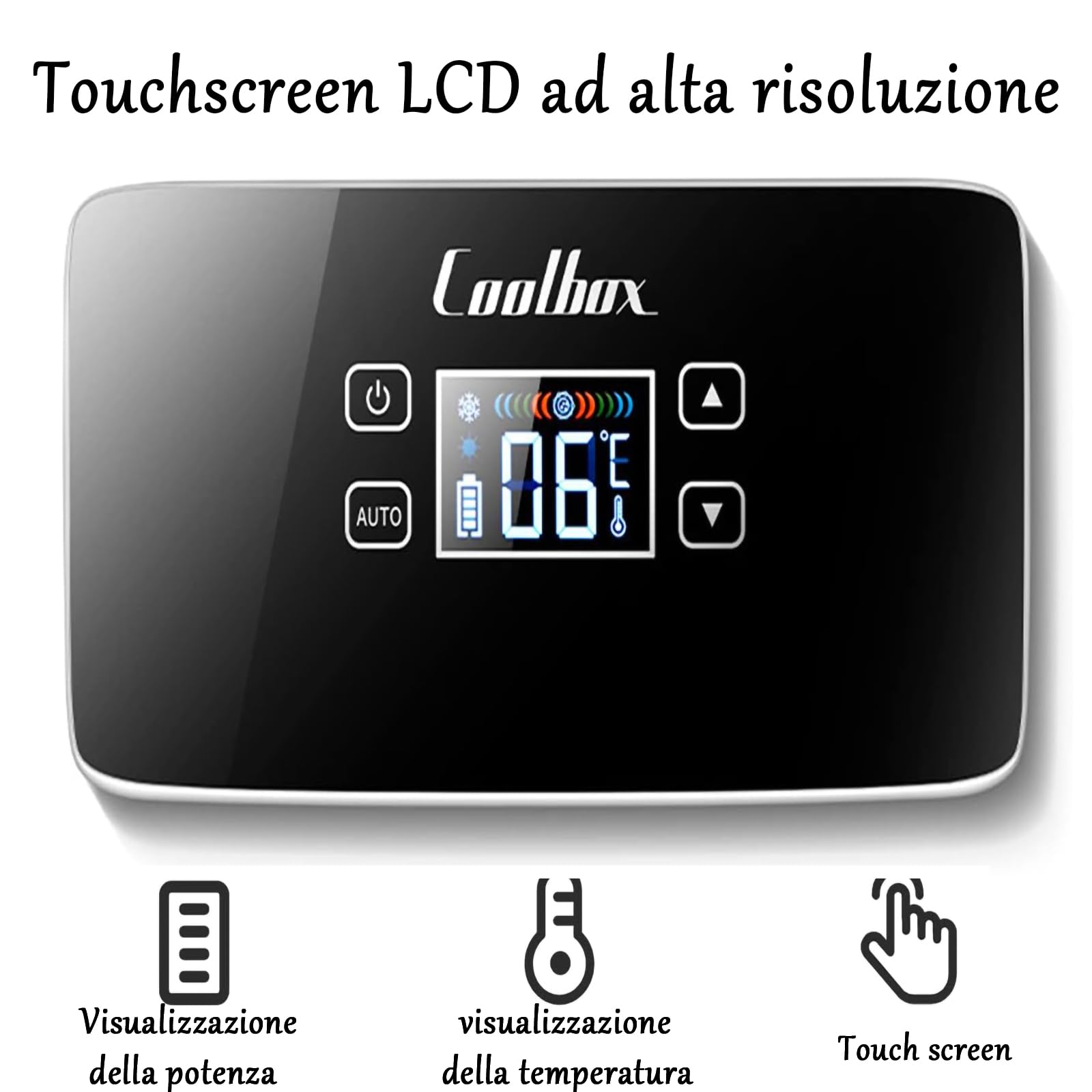 Frigorifero per medicinali, scatola frigo per insulina portatile con 3 batterie, mini termostato ampio spazio di refrigerazione per auto, viaggi, borsa termica per uso medico domestico