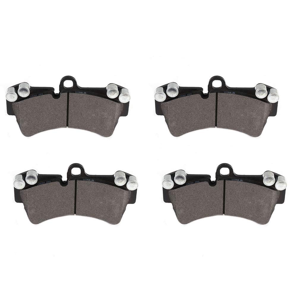 cciyu D1014 Ceramic Front Brake Pad Set Fit For 2007-2015 For Audi Q7,2003-2006 2008-2010 For Porsche Cayenne,2004-2010 For Volkswagen For Touareg