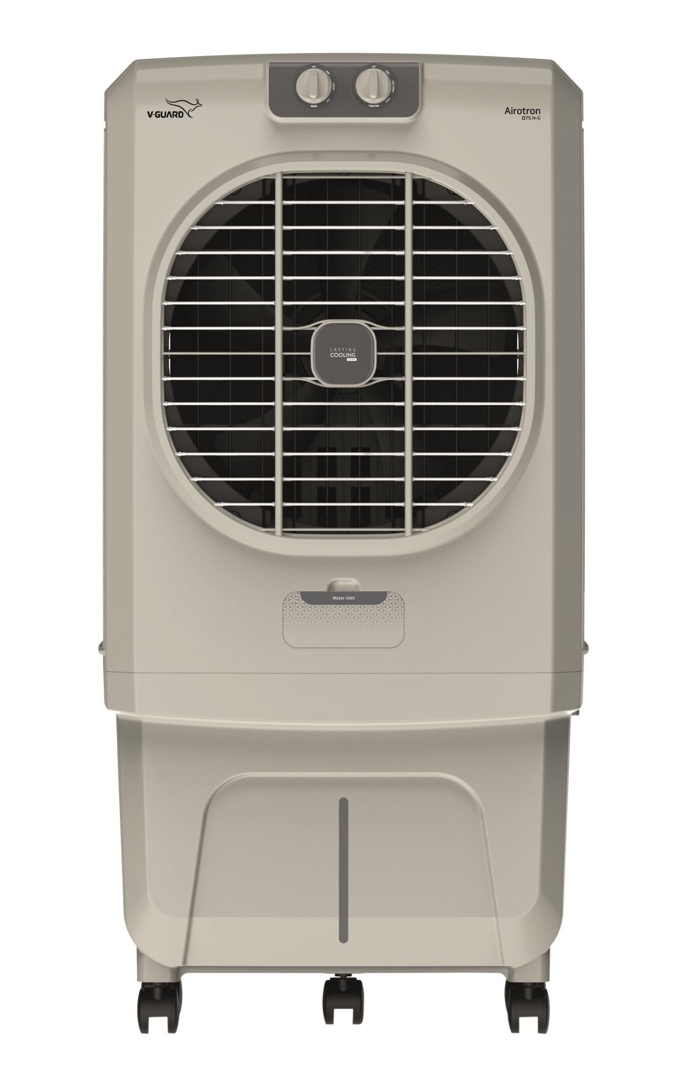 V-Guard Air Cooler AIROTRON D 90 H-G 90 Ltr - Extra Tall Desert Model | Wider Fan Blades | 2-Year Manufacturer Warranty Authorized Seller PsJ-image-0