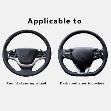 Car Steering Wheel Cover Non-Slip Car Steering Wheel Cover Breathable Sporty Auto Accessories