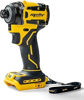 Chicmall 1/4" Brushless Impact Driver for DeWalt 20V 60V Max Batteries: 2212 in-lbs Torque, 4-Speed, LED Light, Tool Only