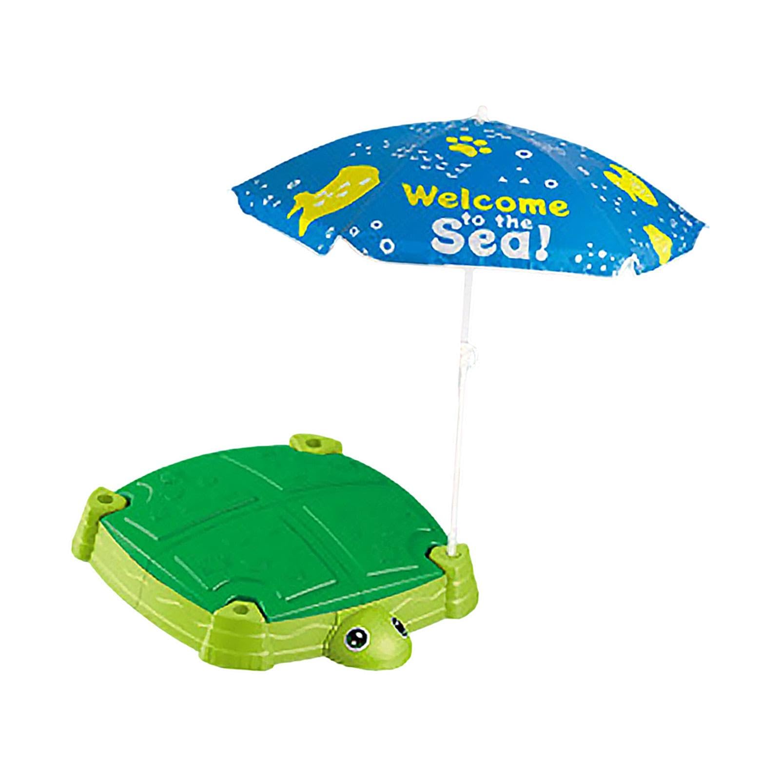 Kindersandkasten mit Deckel Und Sonnenschutz, Tragbarer Sand Und Wassertisch, Spielkiste Und Strandbadewanne Aus Robustem Und Sicherem PP, Geeignet F, Schildkröte